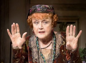 Angela Lansbury as Madame Arcati in Noël Coward's comic play "Blithe Spirit"