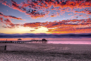 Belmar: Pink Water at Dawn